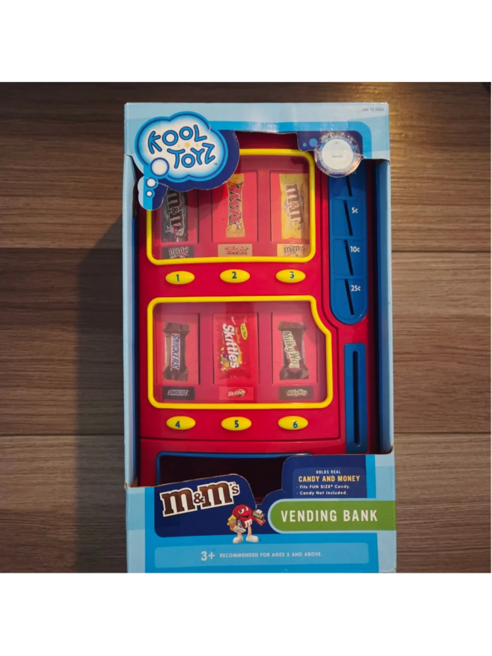 Kool Toyz Vending machine Bank Toy Red and Blue